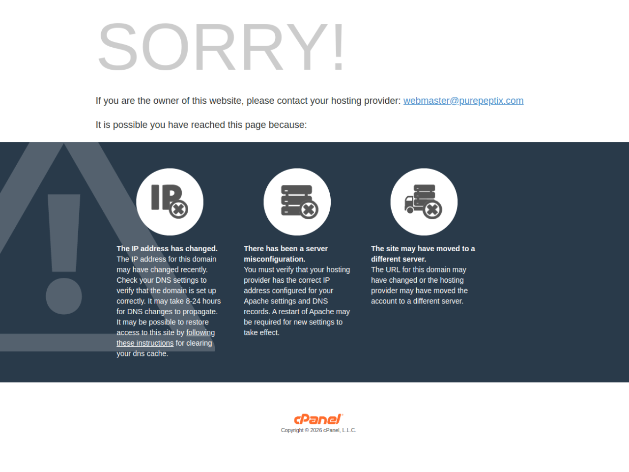 Homepage screenshot of the PurePeptix research-peptide website (Australia).